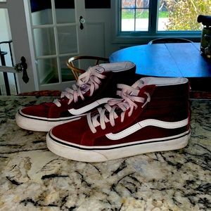 Vans Maroon Hi tops